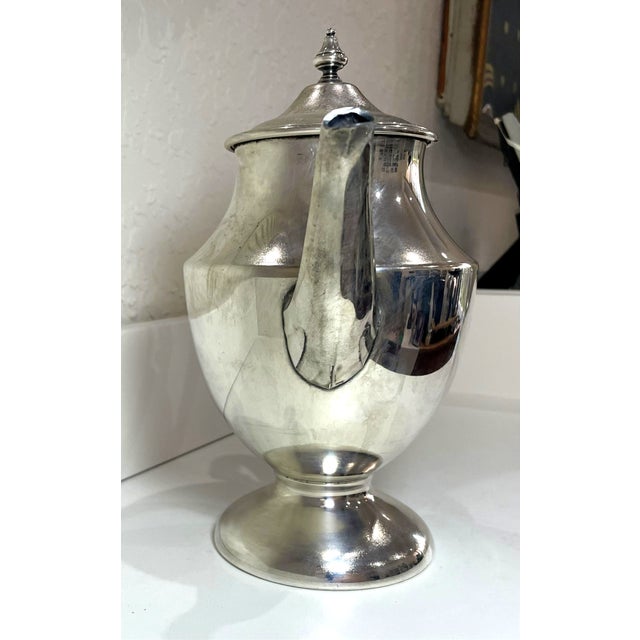 Vintage Silver Plated Tea Pot For Sale - Image 4 of 5