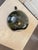 Antique French Green Free Blown Glass Demijohn Bottle, 1800s For Sale - Image 9 of 12