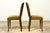 Set of Six 1930s French Art Deco Maple Dining Chairs in Olive Green Velvet For Sale - Image 10 of 18