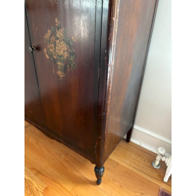 Victorian Antique Rustic Armoire For Sale - Image 3 of 11