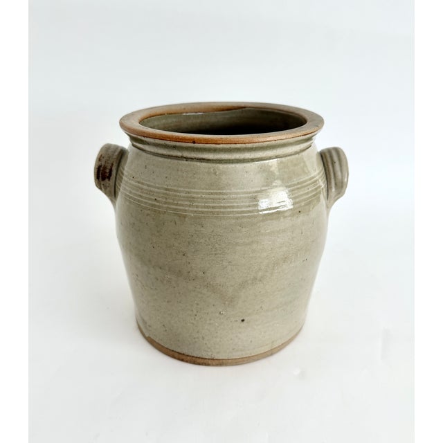 Early 20th Century French Stoneware Confit Pot #5 For Sale - Image 5 of 9