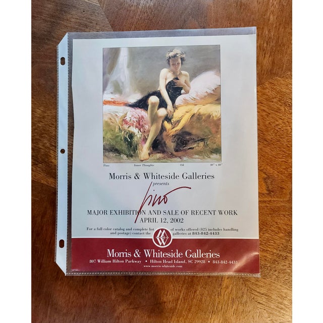 Giuseppe Pino - Young Girl Inner Thoughts - Oil Painting For Sale - Image 11 of 11