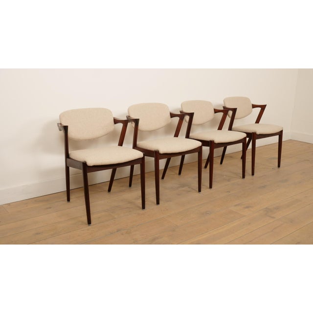 This original Kai Kristiansen Z Chair (Model 42) is an iconic vintage design chair from the late 1960s, produced by...