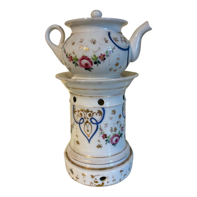 Mid 19th Century English Vintage Hotel Tea Pot for One For Sale