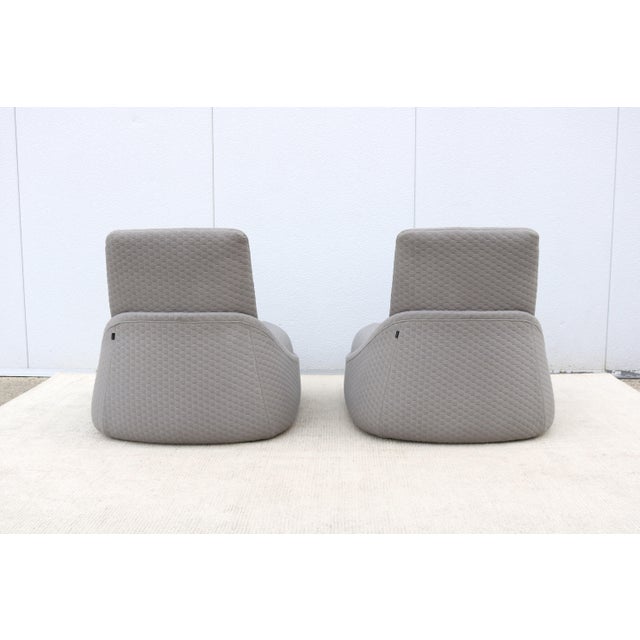 Modern Patricia Urquiola for Coalesse Hosu Lounge Chairs With Ottoman - A Pair For Sale - Image 10 of 18