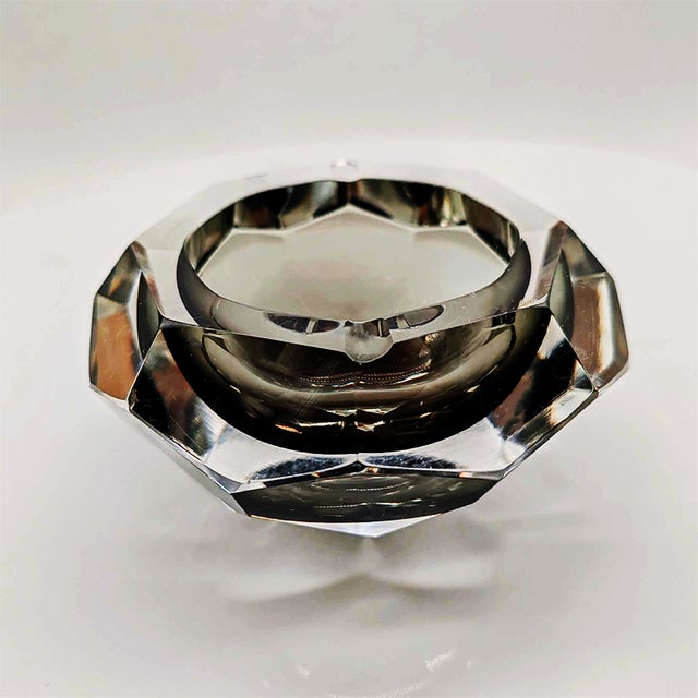Mid-Century Modern Ashtray in Murano Glass attributed to Flavio Poli for Seguso, Italy, 1960s For Sale - Image 3 of 7