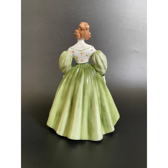 Coalport Porcelain Coalport Ladies of Fashion "Kelly" Figurine For Sale - Image 4 of 12