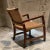 Mid-Century Modern Clara Porset Style Armchair, Red Pine Wood & Seagrass, Mexico, 1940s For Sale - Image 3 of 14