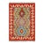 Retro Turkish Kilim Red Beige Hand-Woven Wool Rug For Sale