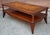 1940s English Regency Style Tooled Leather Inset Mahogany Two-Tier Coffee Table For Sale - Image 10 of 15