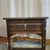 This is a nice size English Oak Carved Drawer Front Angle Sided Table on turned legs with a potboard base. It would work...
