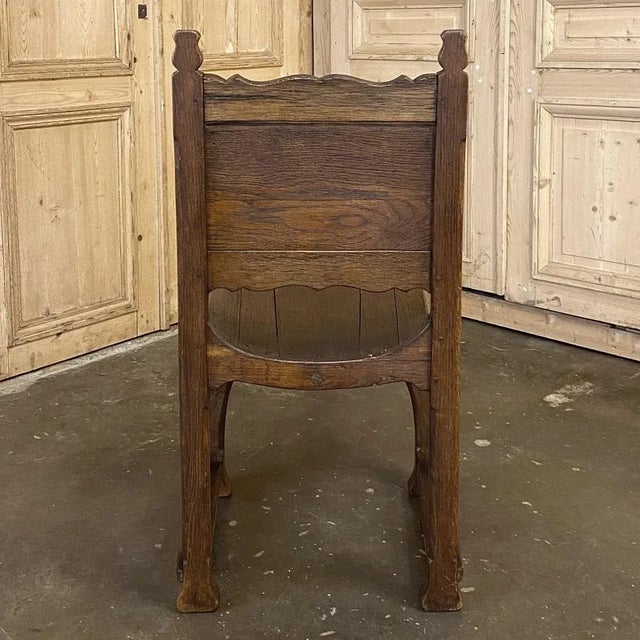 Antique Gothic Side Chair For Sale - Image 11 of 12
