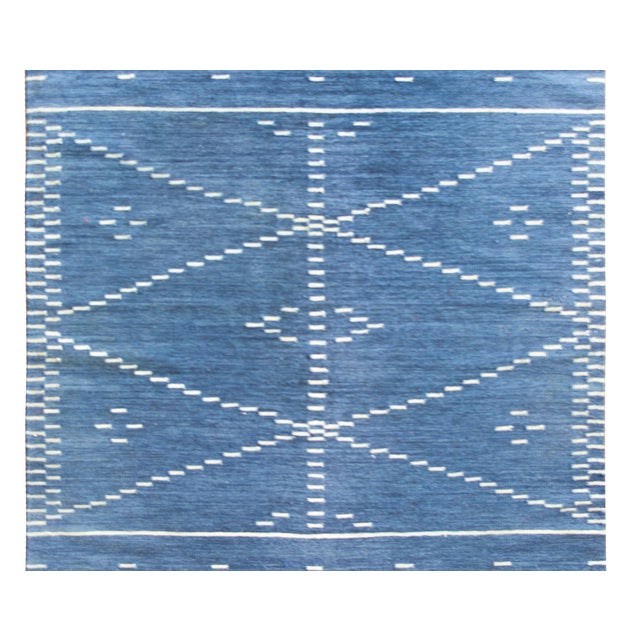 Textile Vintage Indian Kilim Rug For Sale - Image 7 of 15