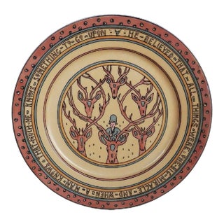 Mary Bacon Jones the Jungle Folk Design Plate,1910 For Sale