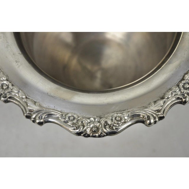 Vintage Oneida Silver Plated Trophy Cup Urn Champagne Chiller Bar Ice Bucket For Sale - Image 11 of 16