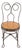 Vintage Chicago Wire Chair Co. Miniature Ice Cream Parlor Chair - Child or Doll Display_ For Sale