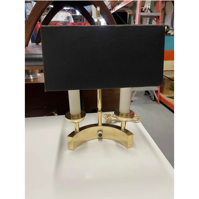 Vintage 1960s Solid Brass Table Lamps - a Pair For Sale In Los Angeles - Image 6 of 9