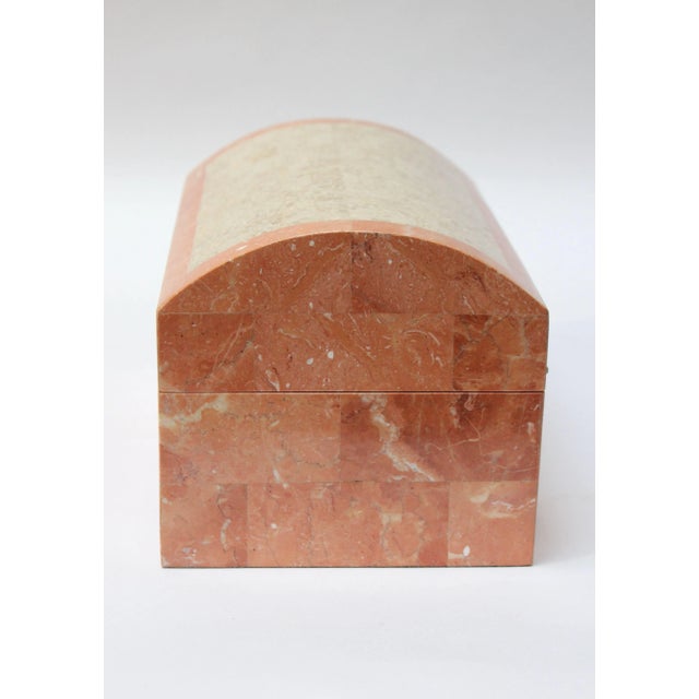 Vintage Tessellated Stone Jewelry Box by Maitland Smith For Sale - Image 4 of 13