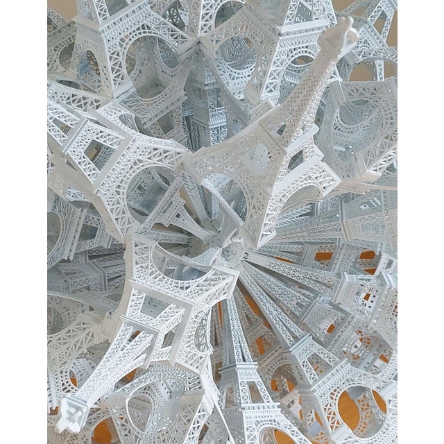 Metal Leaning Towers Sculpture by Jan Paul For Sale - Image 7 of 17