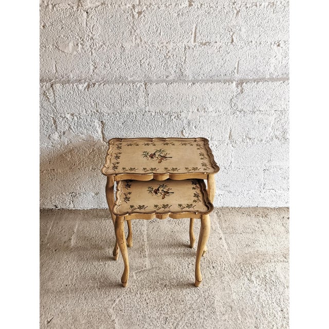 Florentine Nesting Tables, Italy, 1960s, Set of 2 For Sale - Image 6 of 13