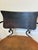 Arhaus Obra 32” Swivel Wrought Iron Bar Stools in Distressed Bronze – Pair For Sale In Denver - Image 6 of 12