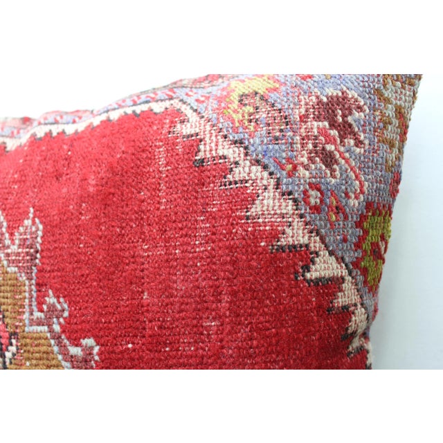 Traditional Turkish Decorative Pillow Cover - 20”x20.5" For Sale - Image 3 of 12