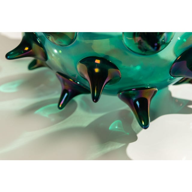 Riccio Vase in Green by Gae Aulenti for Venini, Italy, 2006 For Sale - Image 9 of 15