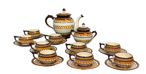 Quimper Earthenware Dinner Service from the 1930s, Set of 20