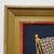 Vintage American Flag Needlepoint in Gilt Frame, Circa 1970s For Sale - Image 4 of 6