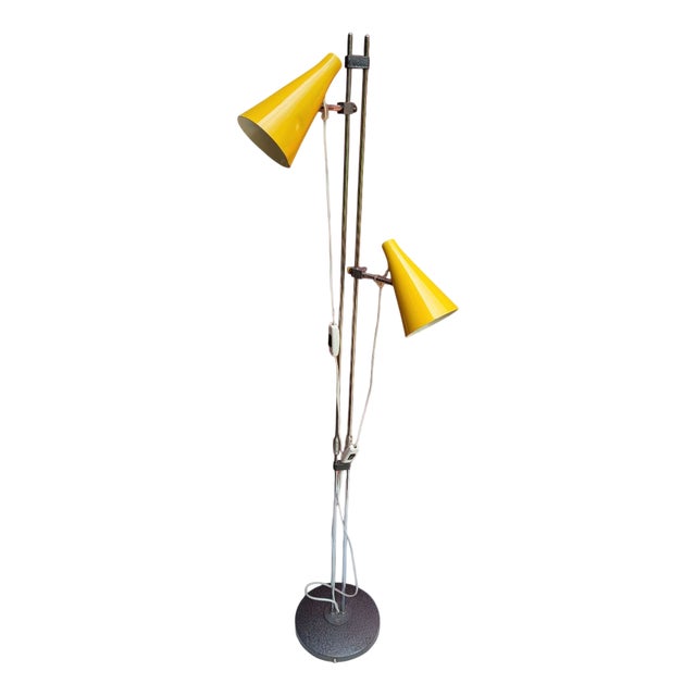 Czechoslovakian Floor Lamp by Josef Hurka for Lidokov For Sale