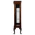 Brown Small Antique Mahogany Display Cabinet, 1900s For Sale - Image 8 of 9