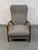 Mid-Century Modern Mid-Century Scandinavian Style Walnut Reclining Lounge Chair For Sale - Image 3 of 12