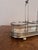 1900 - 1909 Antique Edwardian Glass Decanters and Silver Plated Stand, 1900, Set of 4 For Sale - Image 5 of 7