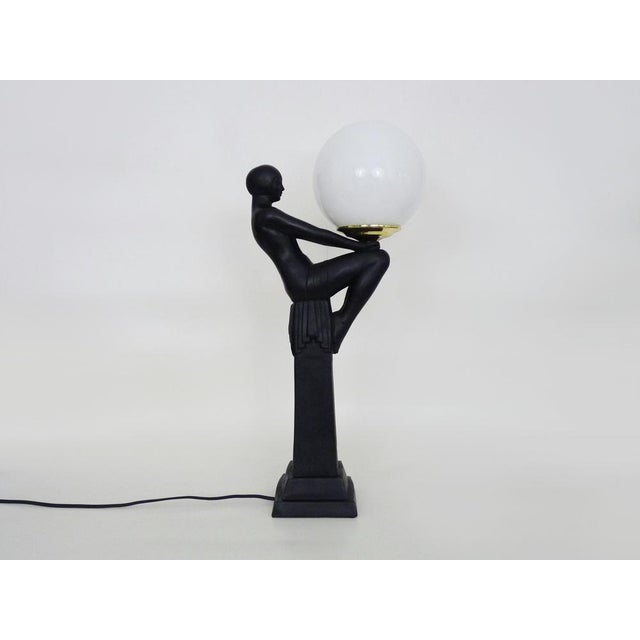 Art Deco Style Desk Lamp by Carlo Bartoli, 1970s For Sale - Image 3 of 12