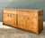 Late 20th Century Vintage Campaign Credenza With Brass Accents For Sale - Image 5 of 12