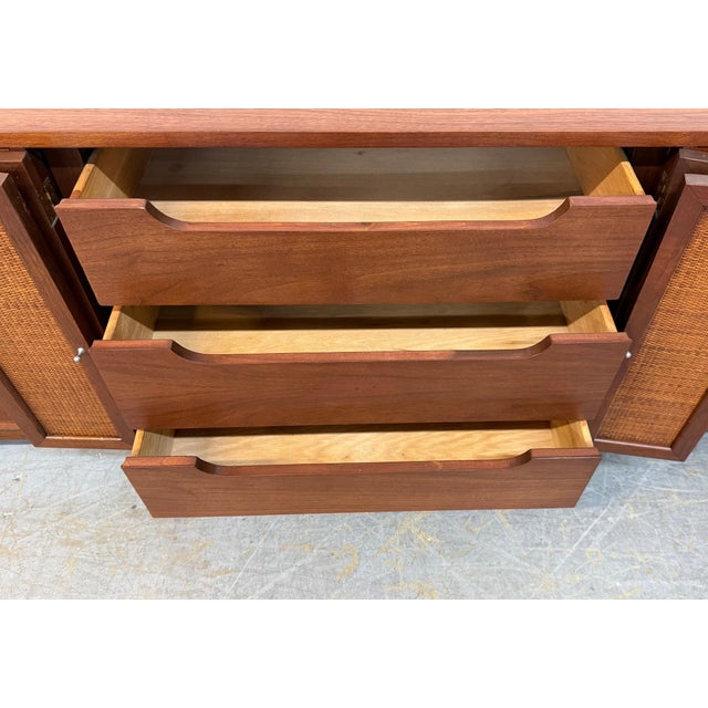 Mid-Century Modern Drexel Declaration Walnut Sideboard For Sale - Image 10 of 12