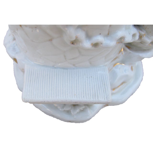 Porcelain Wishing Well Humidor / Match Striker For Sale - Image 4 of 6
