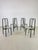 Beautiful set of four Irma chairs, designed by Achille Castiglioni and produced by the Italian company Zanotta. Black...