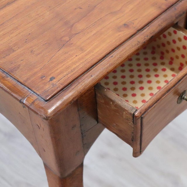 Antique Walnut and Cherry Wood Writing Desk, 1700s For Sale - Image 13 of 14