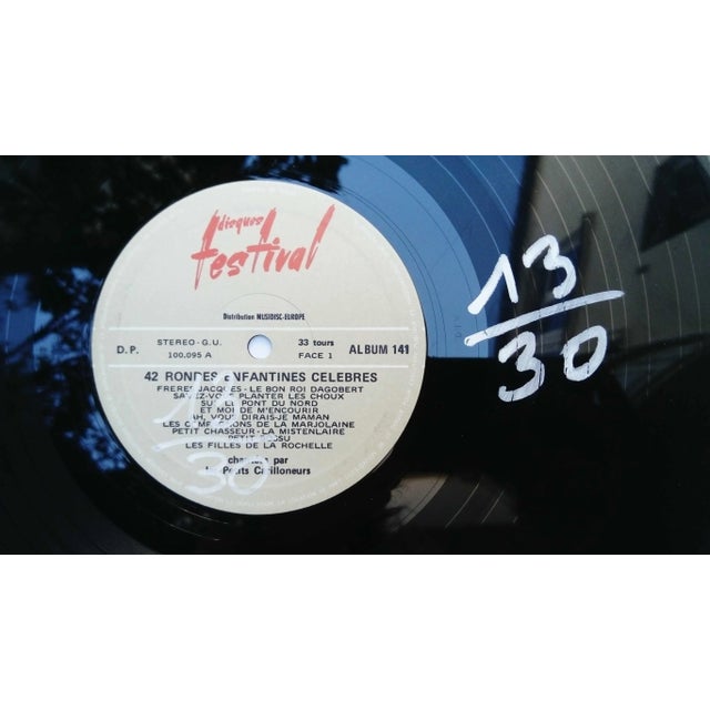 Contemporary Yvon Taillandier, 33 tours bleu, Silkscreen Print, 2018 For Sale - Image 3 of 6