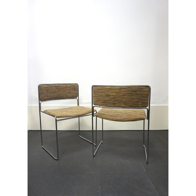 Saporiti Italia Chairs by Vittorio Introini for Saporiti, 1970s, Set of 4 For Sale - Image 4 of 10