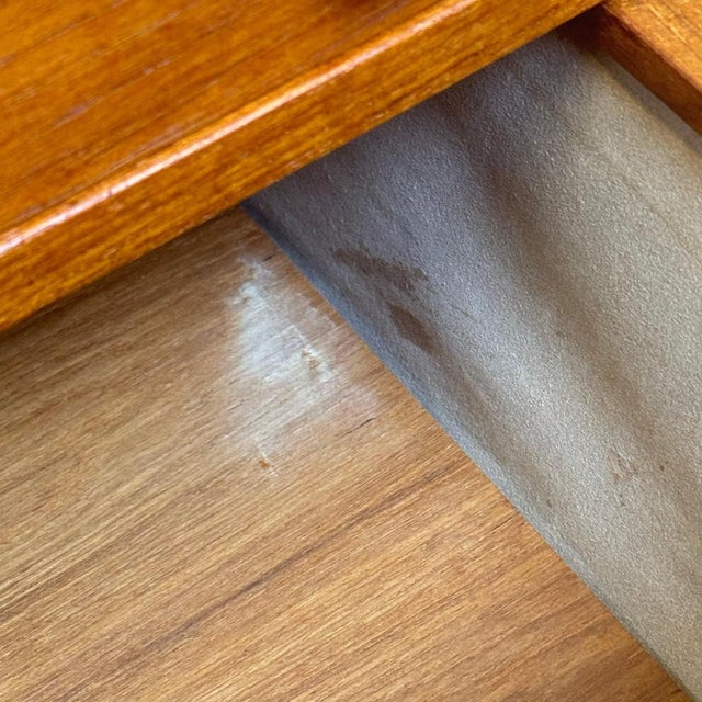 Wood Danish Teak Sewing Cart, 1960s For Sale - Image 7 of 11