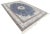 Blue Color Fine Hand Knotted Persian Silk & Wool Nain For Sale - Image 4 of 5