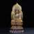 An extraordinary and monumental collector's piece: A complete set of three Shoushan stone Buddha sculptures, representing...
