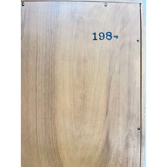 Mid-Century Modern Heywood-Wakefield Wheat "Encore" Solid Birch China Cabinet & Hutch – Model M593 (1952) For Sale - Image 18 of 18