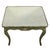 French Provincial French Provincial Antiqued Mirrored Side Table For Sale - Image 3 of 4