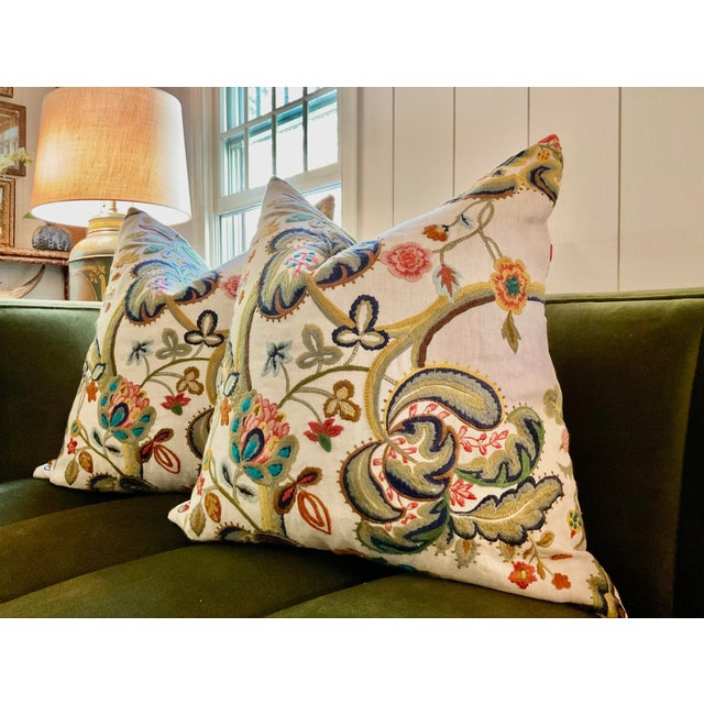 Indian Pierre Frey “Les Colonies” Braquenié Down-Filled 16" Pillow - Single For Sale - Image 3 of 5