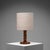 Sculptural Hand-Carved Wood Table Lamp, France, 1940s For Sale - Image 9 of 9