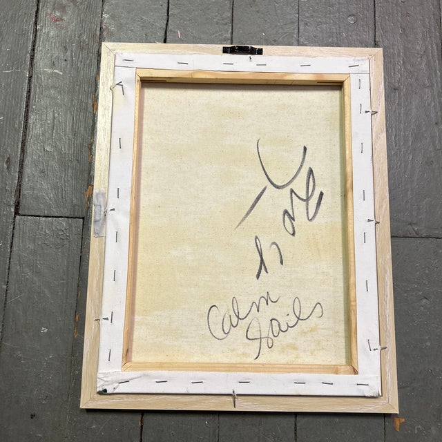 2020s Contemporary Original Impressionist Seascape Painting “Calm Sails” For Sale - Image 5 of 5