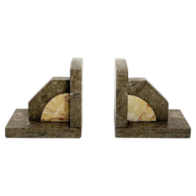 Marble Bookends, France, 1950, Set of 2 For Sale - Image 10 of 10